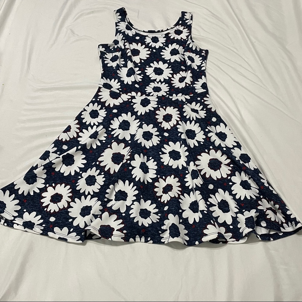 Juniors Floral Summer Skater Dress